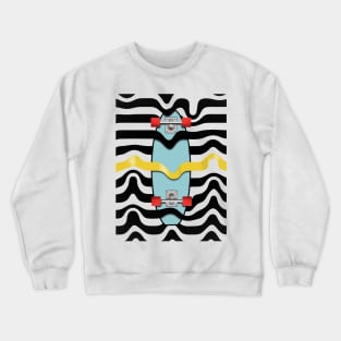 Seventies Retro skateboard Crewneck Sweatshirt